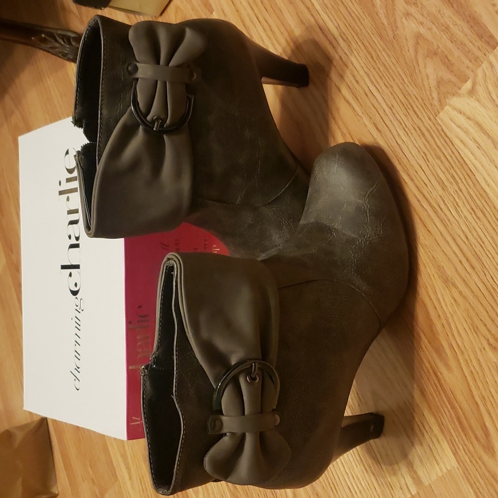 Grey Ankle Booties